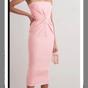 Alex Perry Lindsey Zip Midi Dress